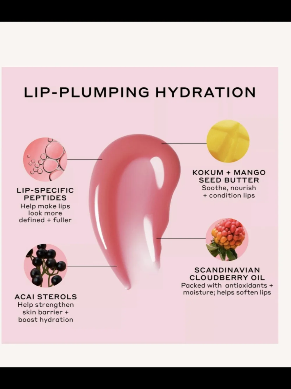 Ole Henriksen Pout Preserve Peptide Lip Treatment In Strawberry Sorbet NIB